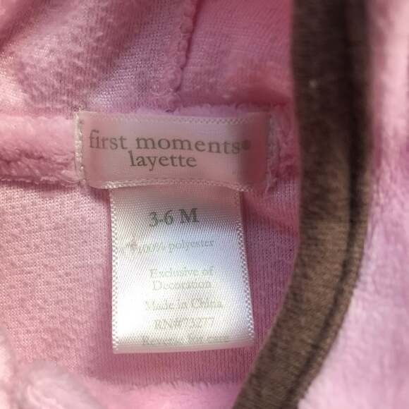 First Moments Layette Baby Jacket Sz 3-6 months - Picture 6 of 6